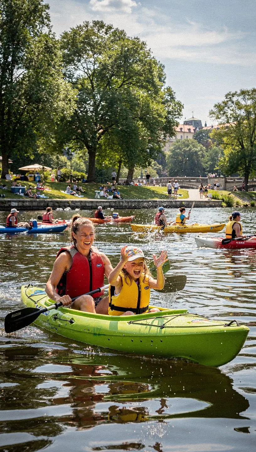 Exploring local flora and fauna on hiking trails