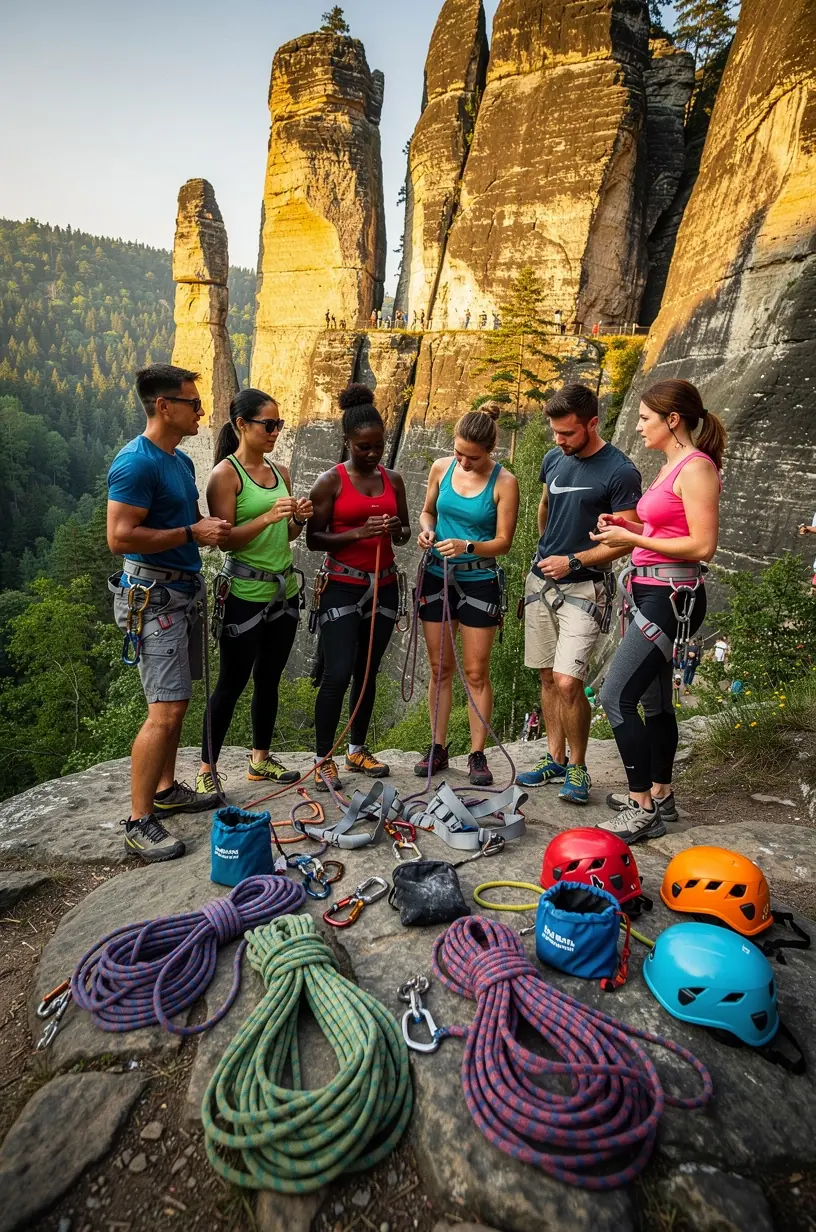 Scenic walking route through lush green landscapes.
